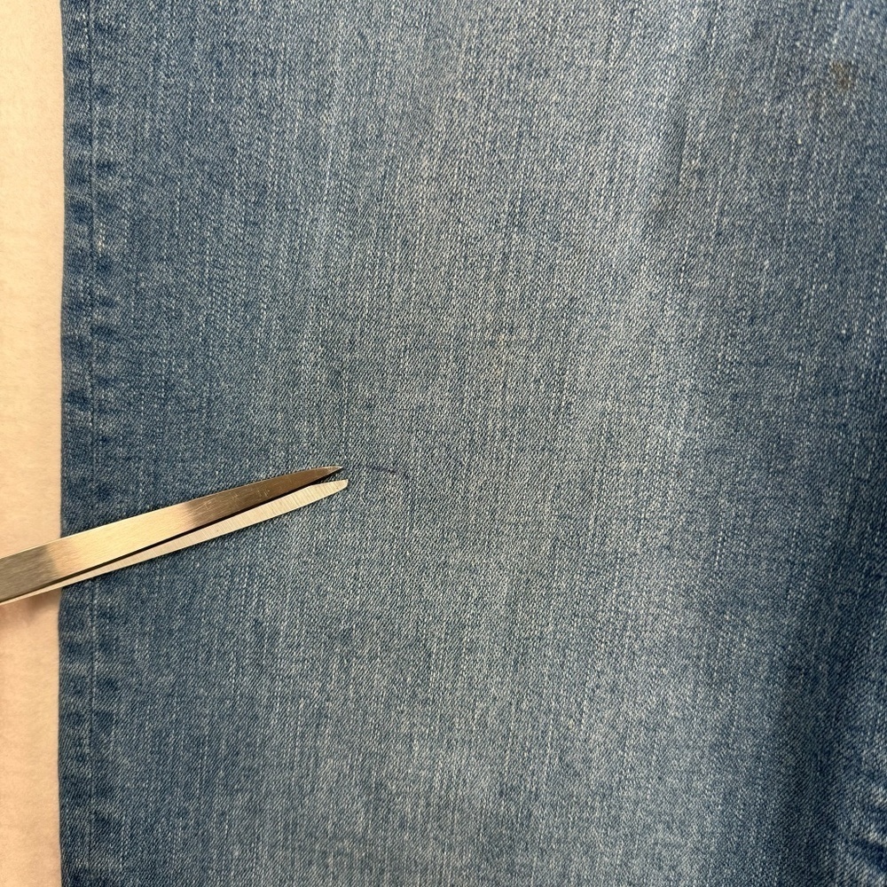 Social Standard Jeans Womens Sz 12/31 Light Blue Slim Straight High Rise Stretch - Picture 14 of 16
